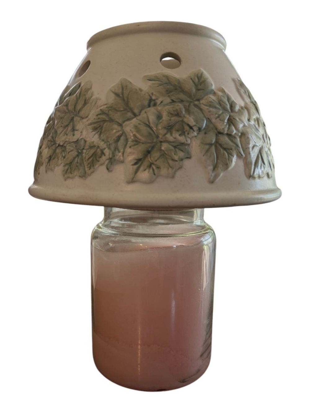 Vintage Ceramic Candle Topper Lamp Shade